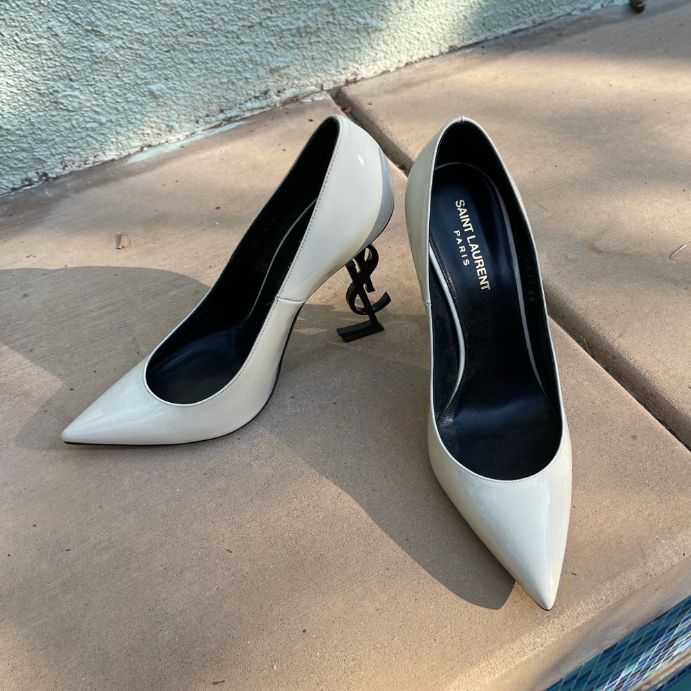 Saint Laurent Ysl Opyum 110 Patent Pumps size 39